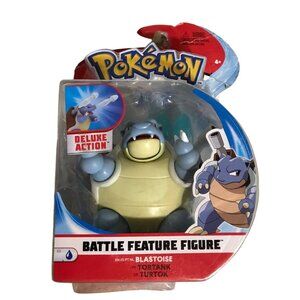 Pokemon Blastoise Battle Figure With Deluxe Action New Box Damaged